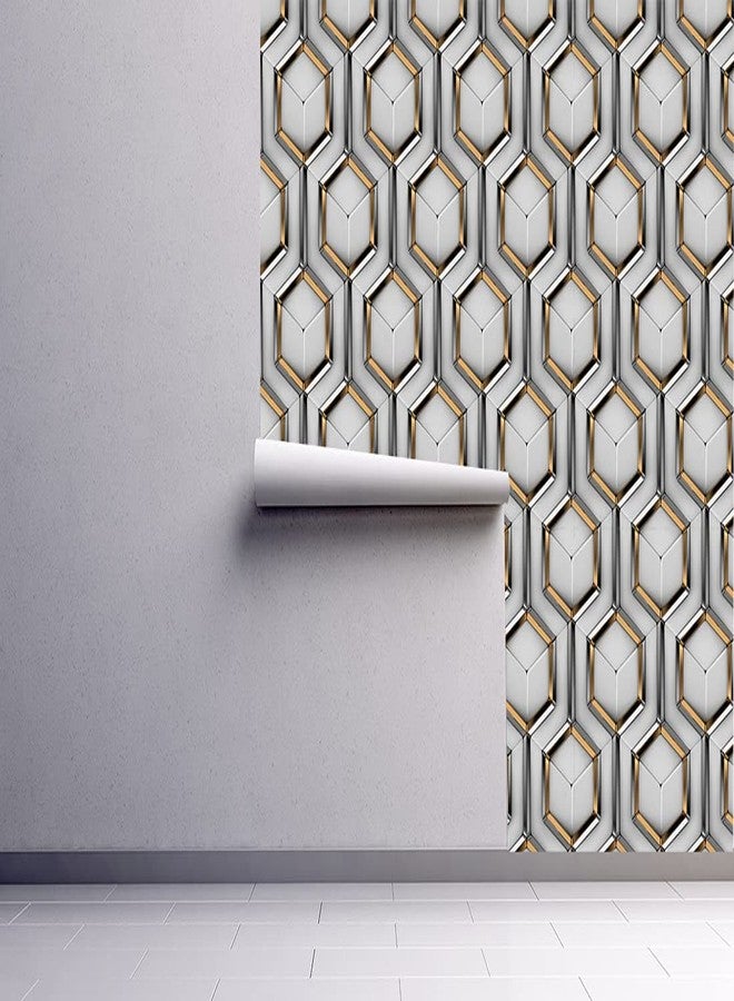 DECOR PRODUCTION Self Adhesive Wallpaper Wall Sticker for Home Decor, Living Room, Bedroom, Hall, Kids Room, Play Room(wallpaper-82-pt04, 10sq.ft) - Image 5