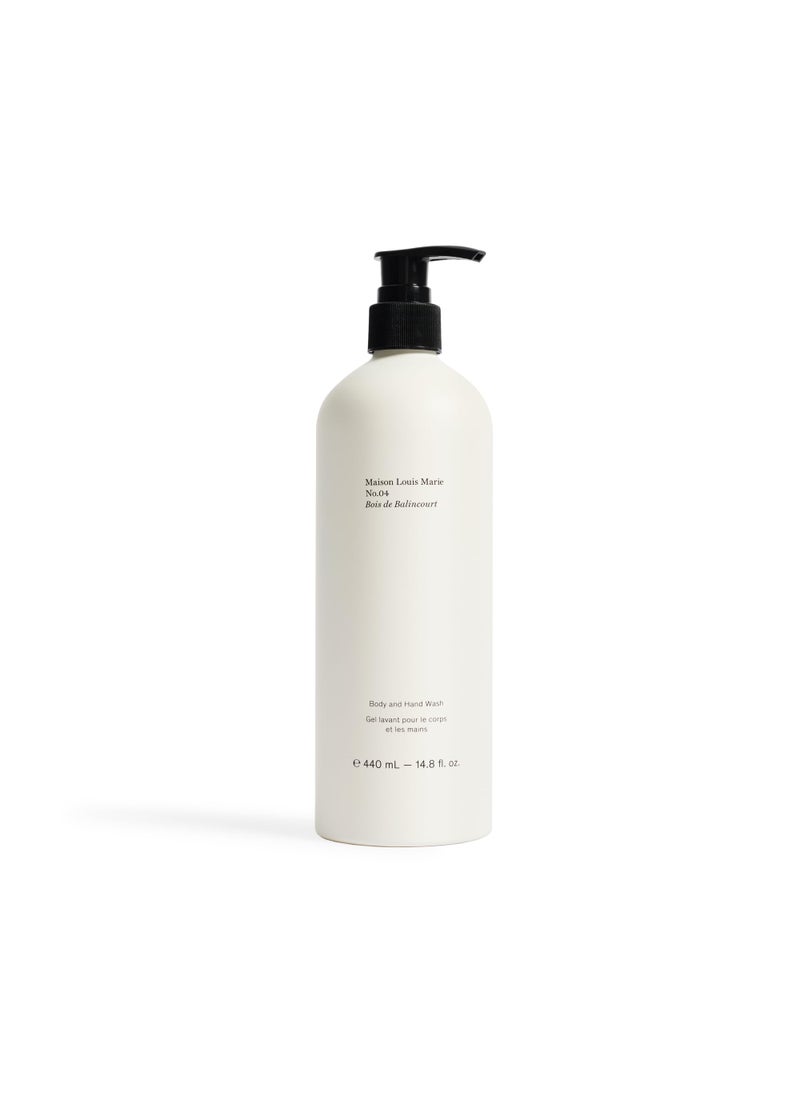Maison Louis Marie - Maison Louis Marie - No.04 Bois de Balincourt Natural Body + Hand Wash | Luxury Clean Beauty + Non-Toxic Fragrance (14.8 fl oz | 440 ml) PACKAGING MAY VARY - Image 1