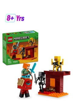 LEGO LEGO Minecraft The Nether Lava Battle Building Toy Set 21266  - Image 1