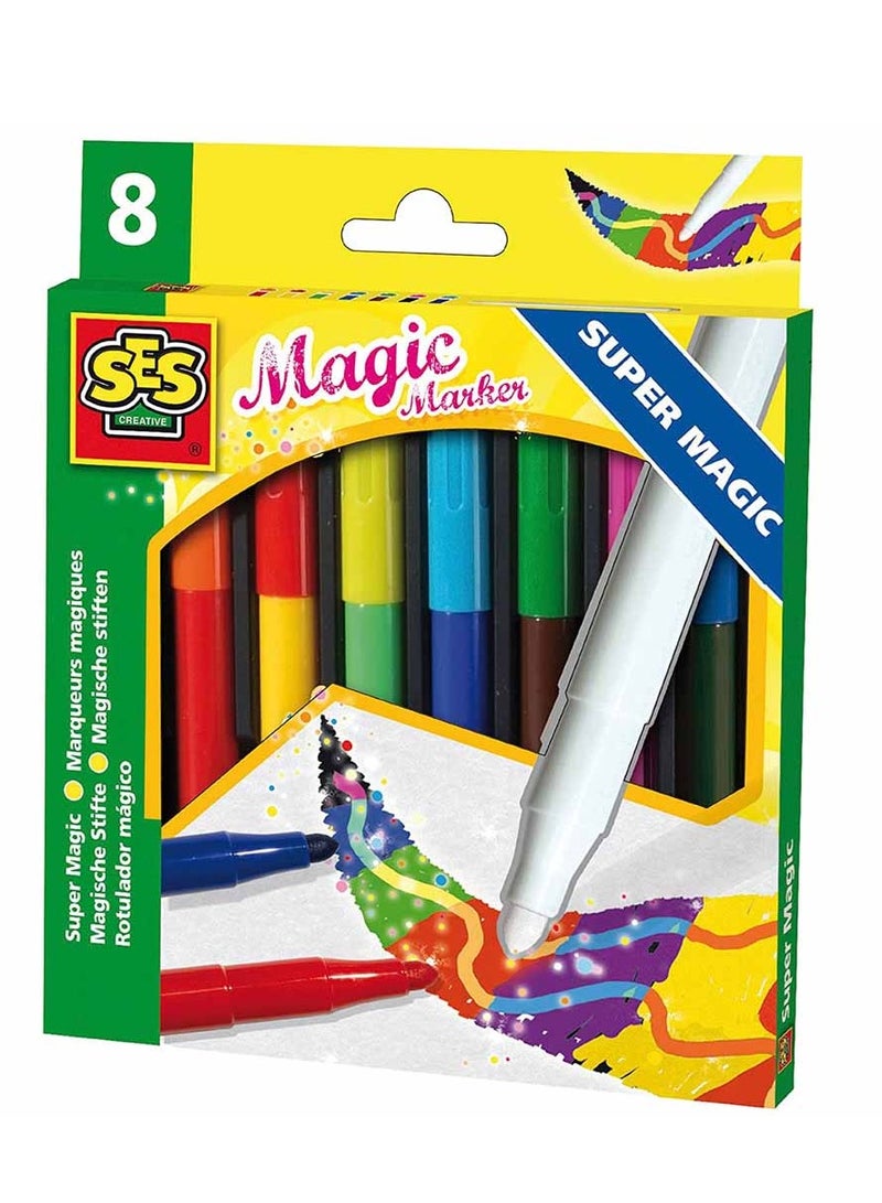 SES Creative -  Magic Maxi Markers 8 Pieces - Image 1