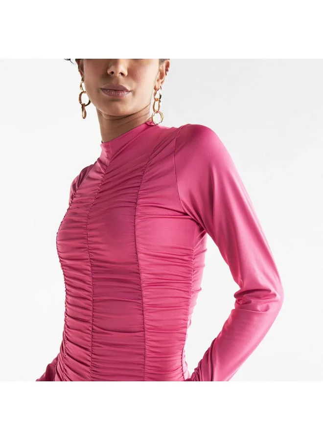 Splash FAV Ruched Bodycon Dress