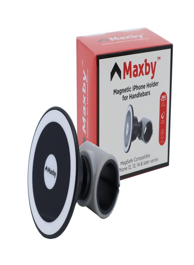 Maxby Stroller Phone Holder, MagSafe Compatible Magnetic Phone Mount for Stroller Handlebar. Installs in Seconds, Fast Attach & Detach - Image 5