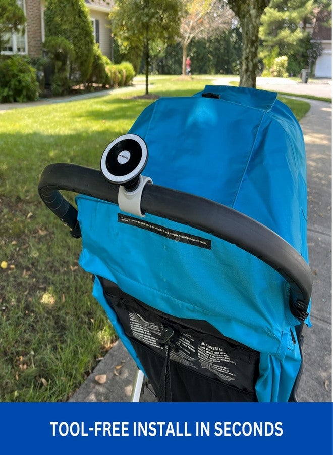 Maxby Stroller Phone Holder, MagSafe Compatible Magnetic Phone Mount for Stroller Handlebar. Installs in Seconds, Fast Attach & Detach - Image 3