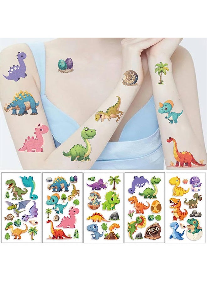 Lemon 30 Sheet (120+ patterns) Dinosaur Temporary Tattoos for Kids Party Supplies, Temp Tattoo Stickers for Kids Girls Boys Birthday Party Favors Activities (Dinosaur) - Image 2