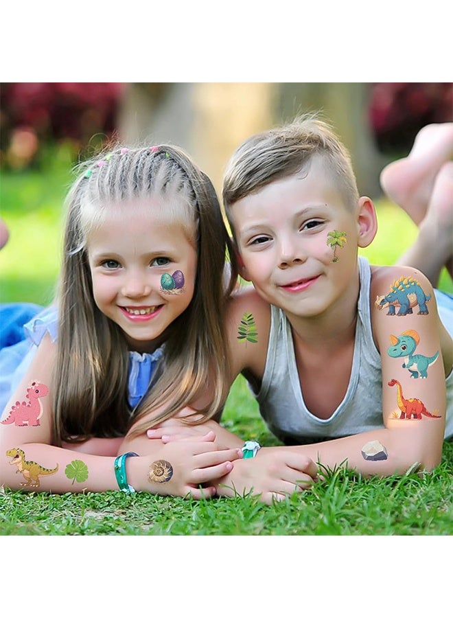 Lemon 30 Sheet (120+ patterns) Dinosaur Temporary Tattoos for Kids Party Supplies, Temp Tattoo Stickers for Kids Girls Boys Birthday Party Favors Activities (Dinosaur) - Image 4