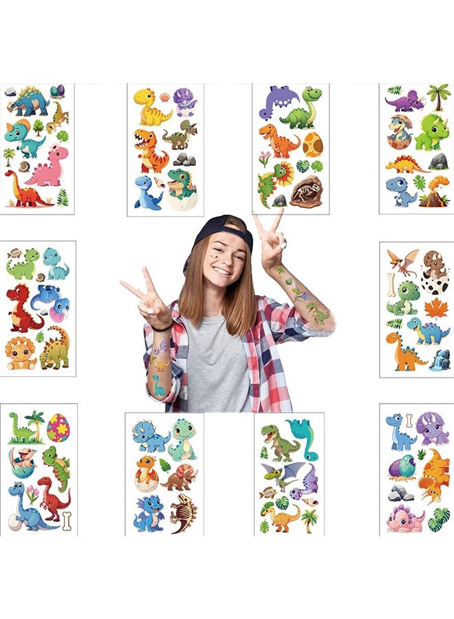 Lemon 30 Sheet (120+ patterns) Dinosaur Temporary Tattoos for Kids Party Supplies, Temp Tattoo Stickers for Kids Girls Boys Birthday Party Favors Activities (Dinosaur) - Image 3