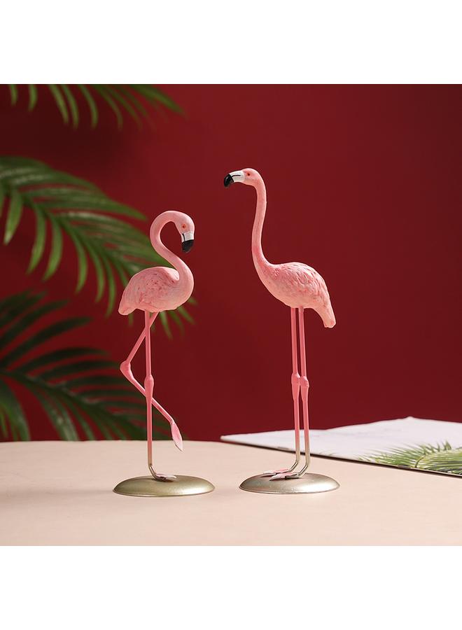 Bluejw Creative Flamingo Resin Ornaments Living Room Bedroom Pink Decoration Display Props Modern Simulation Flamingo Gift - Image 5