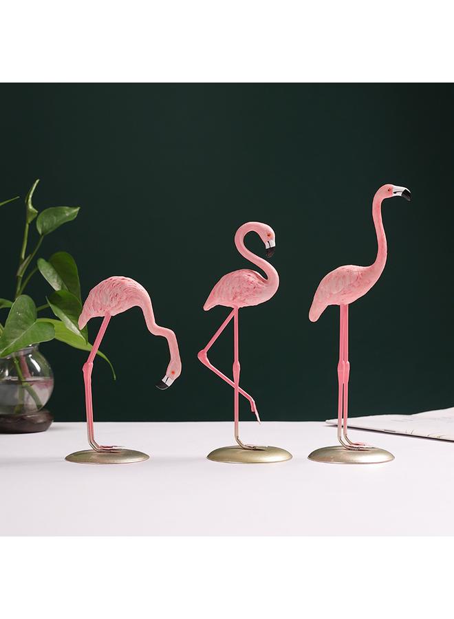 Bluejw Creative Flamingo Resin Ornaments Living Room Bedroom Pink Decoration Display Props Modern Simulation Flamingo Gift - Image 4