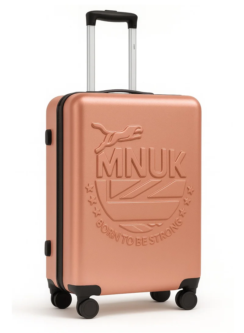 MNUK MANCHESTER 28inch Luggage bag| Polycarbonates & ABS Hardside Luggage Trolley with TSA Lock| Double 360Â° 4 Wheeler| Large-28 Inch|Rose Gold