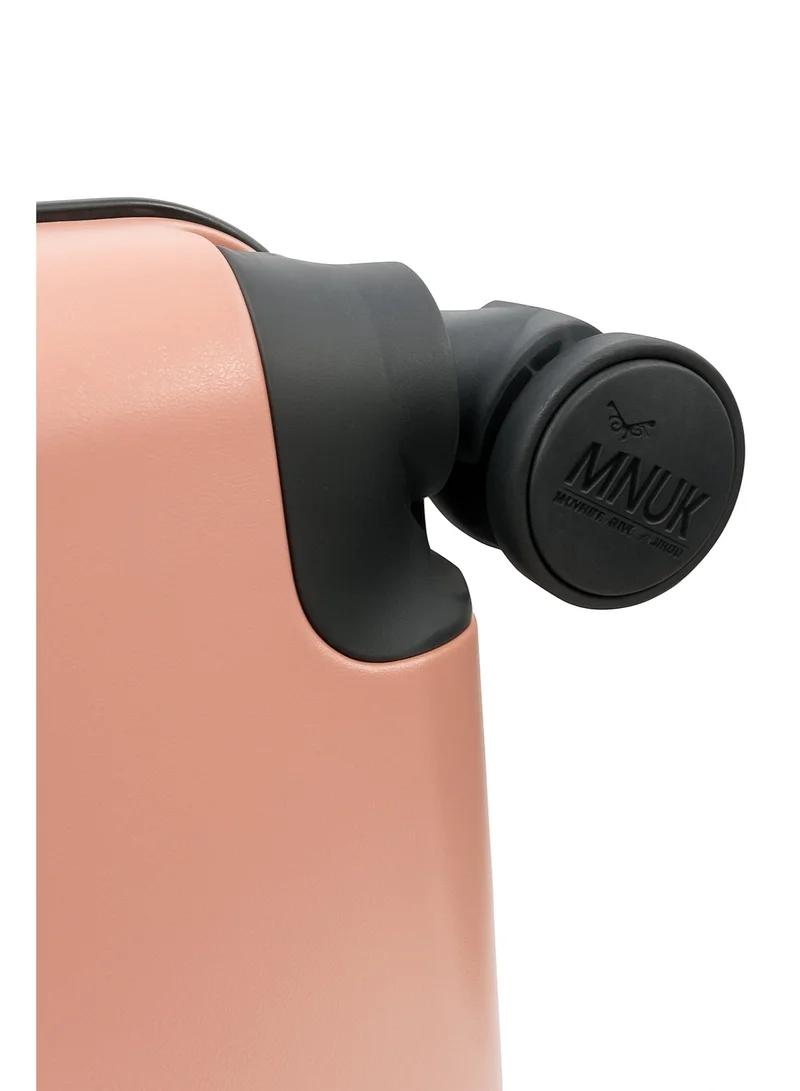 MNUK MANCHESTER 28inch Luggage bag| Polycarbonates & ABS Hardside Luggage Trolley with TSA Lock| Double 360Â° 4 Wheeler| Large-28 Inch|Rose Gold
