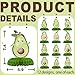 BonBeeDesign 12 Pack Avocado Table Decorations Avocado Party Decorations for Kids Birthday and Baby Shower Avocado Table Toppers - Image 4