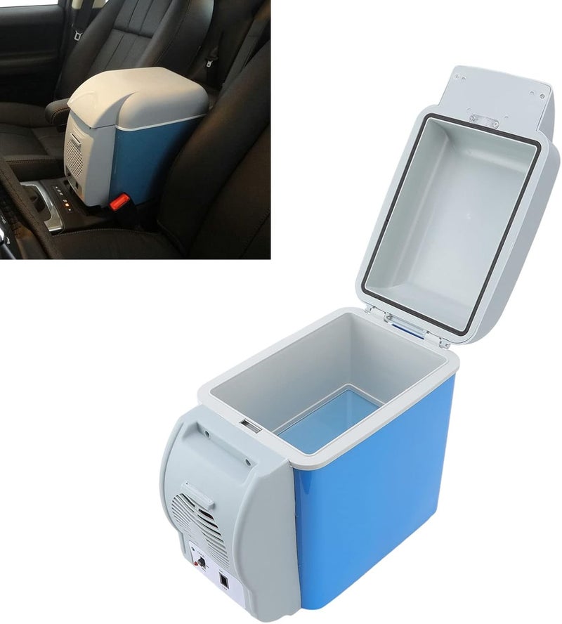 TOPINCN Car Fridge, 12V Portable Cooler and Warmer, Electric Cooler Mini Car Refrigerator with Power Cord and Strap - Image 4