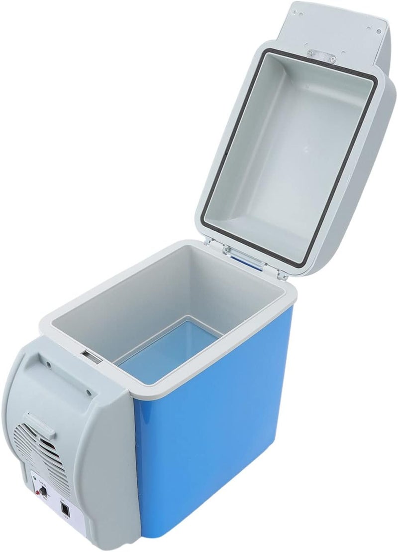 TOPINCN Car Fridge, 12V Portable Cooler and Warmer, Electric Cooler Mini Car Refrigerator with Power Cord and Strap - Image 1