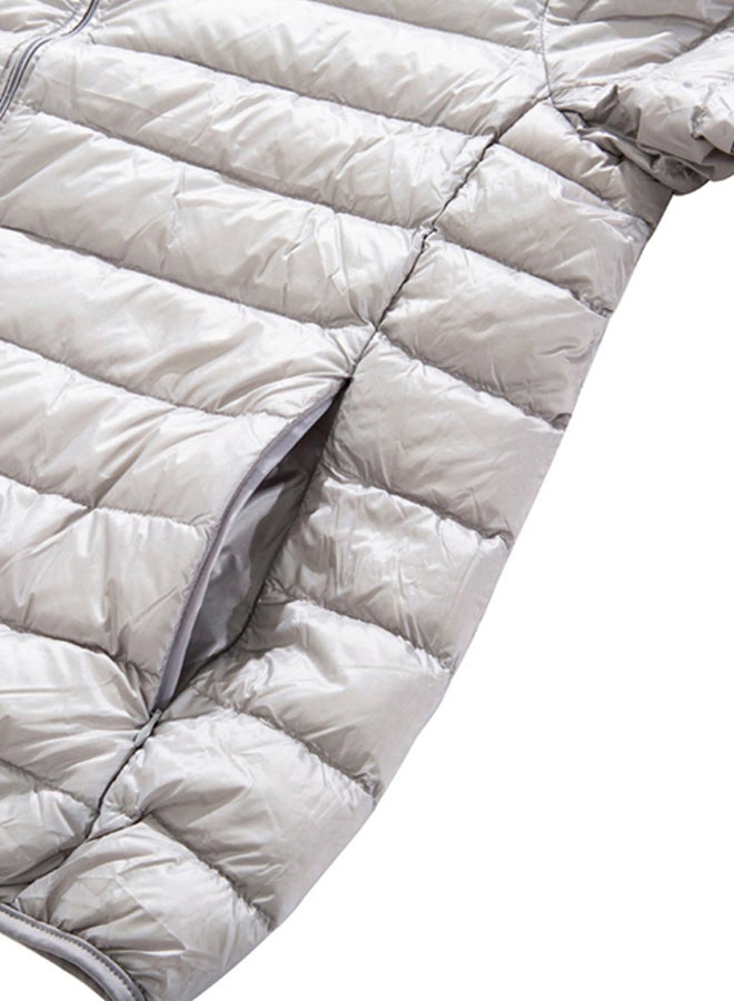 DPT جاكيت صيد للرجال، جاكيت للرجال، رمادي، XL - Image 4