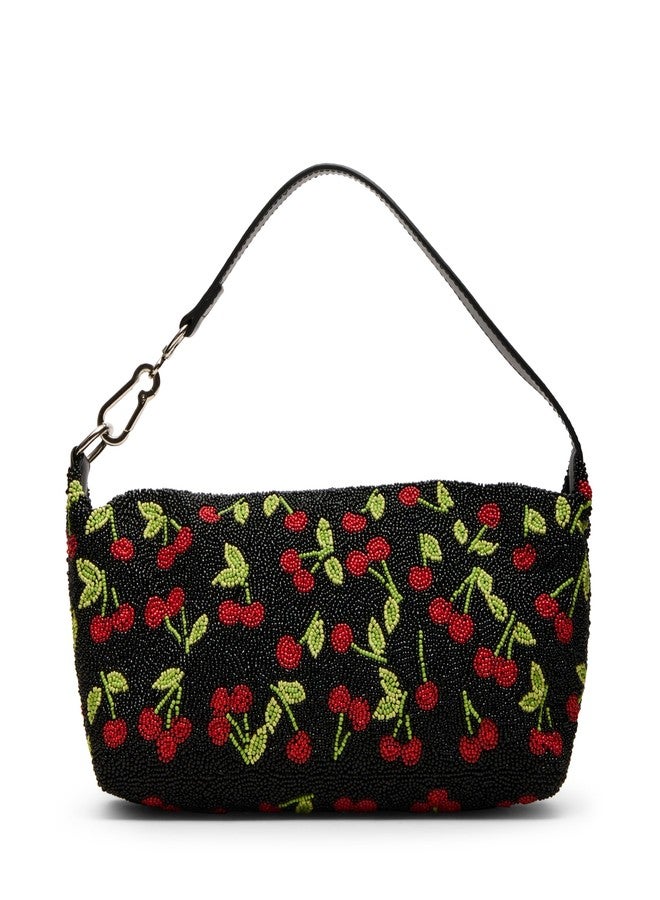 Steve Madden Emersyn Beaded Shoulder Bag, Cherry - Image 1
