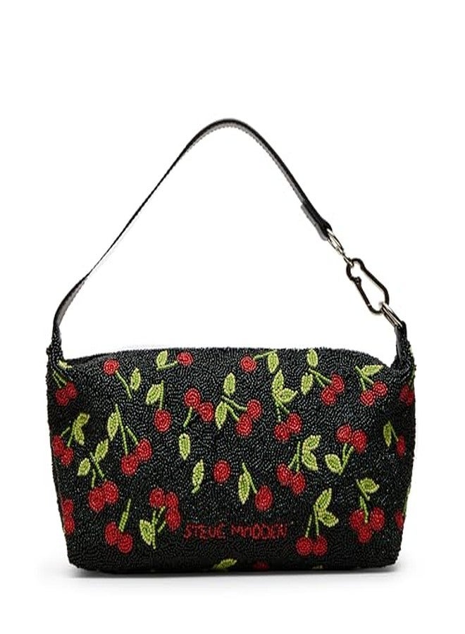 Steve Madden Emersyn Beaded Shoulder Bag, Cherry - Image 3