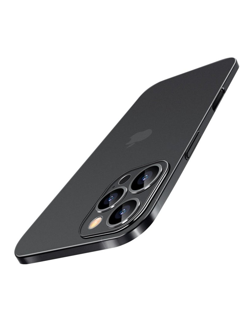 Raxoom iPhone 16 Pro Max Slim Case | 0.2mm Paper-Thin Lightweight Matte Finish | PP Back Protection | Anti-Fingerprint & Anti-Yellowing | Compatible with iPhone 16 Pro Max 6.9 Inch - Translucent Black - Image 1