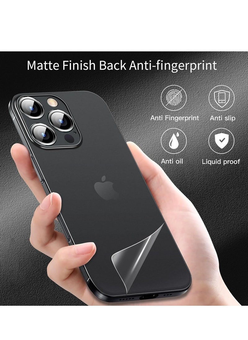 Raxoom iPhone 16 Pro Max Slim Case | 0.2mm Paper-Thin Lightweight Matte Finish | PP Back Protection | Anti-Fingerprint & Anti-Yellowing | Compatible with iPhone 16 Pro Max 6.9 Inch - Translucent Black - Image 5