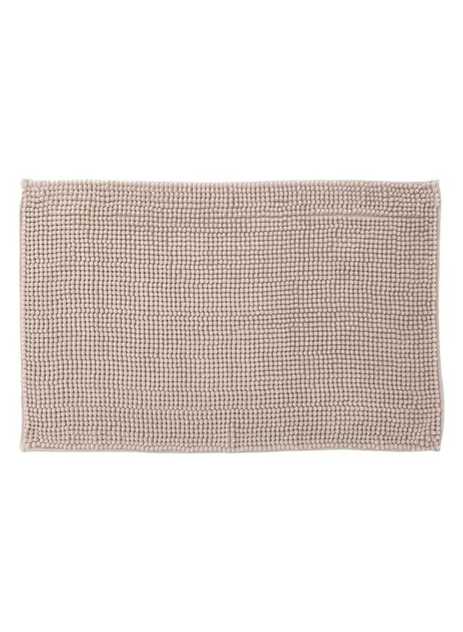 Five Simply Smart Chenille Rectangular Bath Mat Beige 50 X 80Cm 138043O - Image 1
