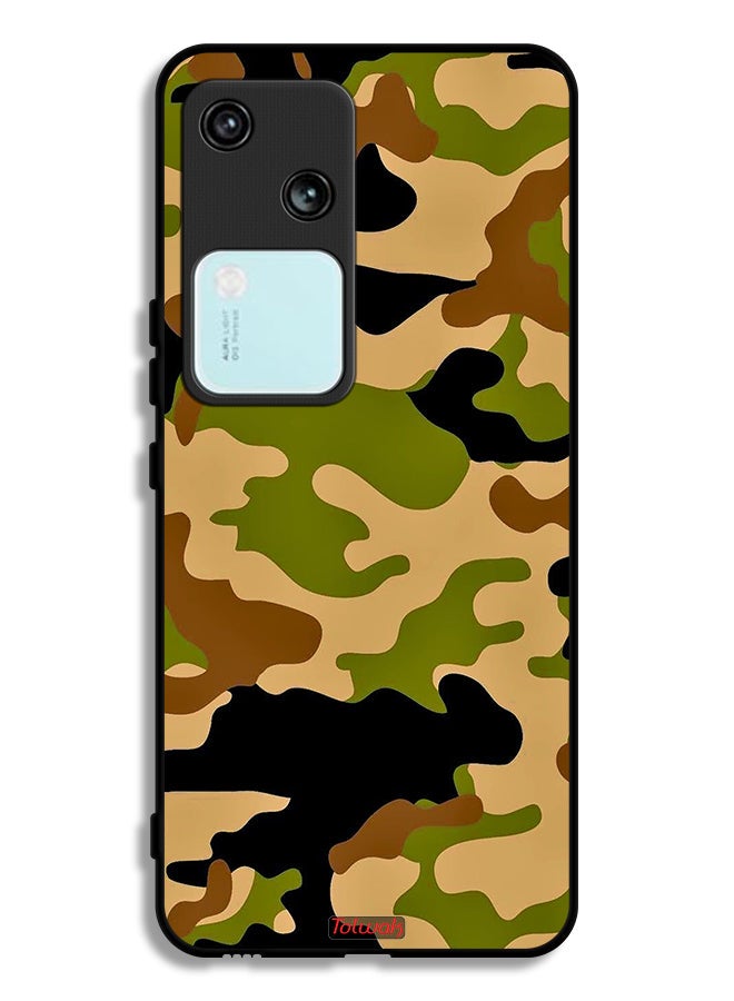 Tolwak Vivo S18 5G Protective Case Cover Camouflage Abstract Digital Pattern - Image 1