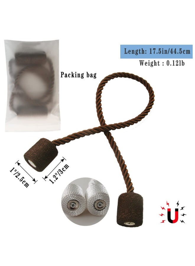 هومستر الشريط المغنطيسي المعلق مزود بحقيبتين من حبال البن ويحتوي على مادة هولدر من ستائر اصطناعية - Image 2