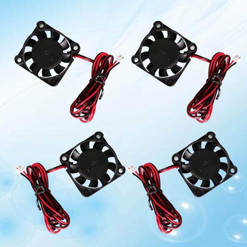 8 pcs DC 12V Radiator Electric Industrial Industry Blower Fan 3D Printer Accessory (Black) - Image 4