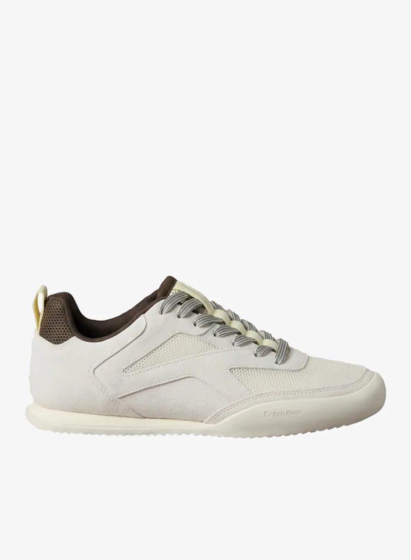 كالفن كلاين Low-Profile Reflective Mesh Suede Trainers