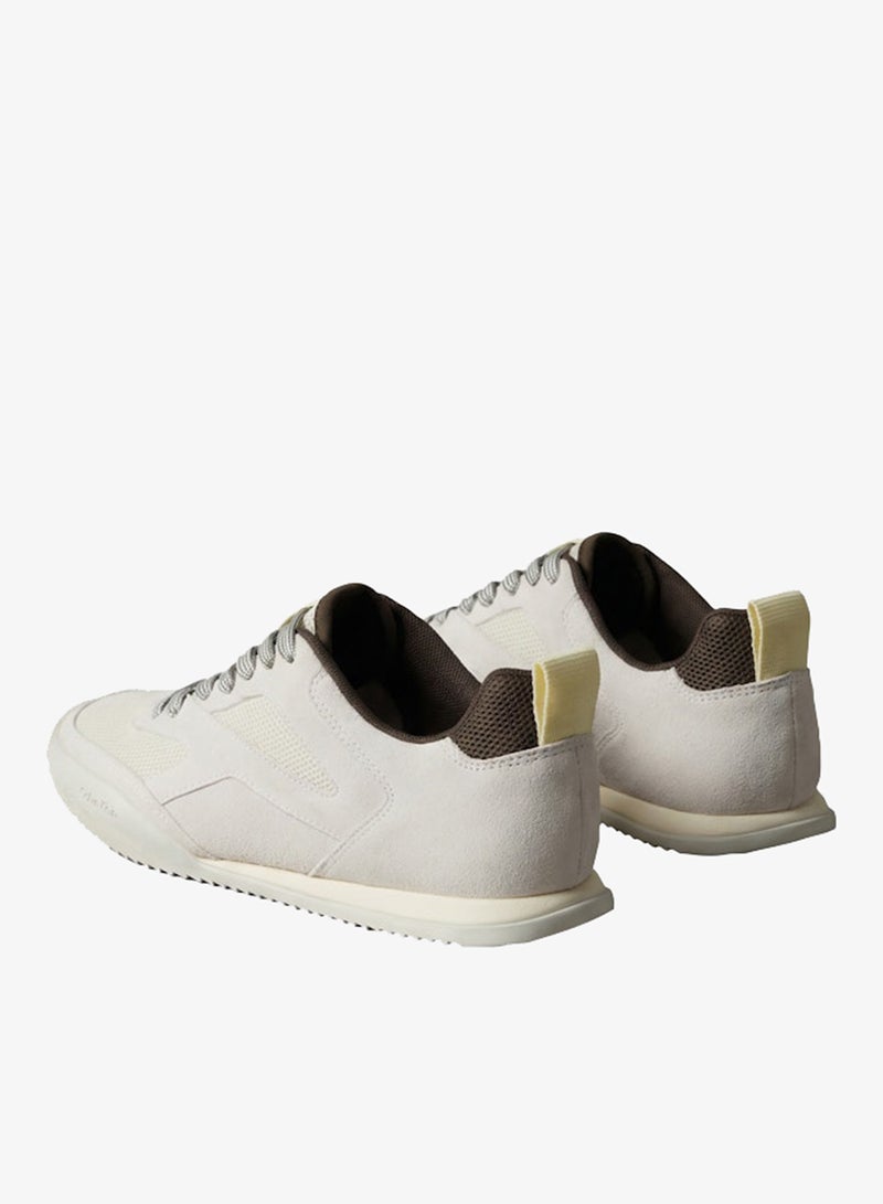 CALVIN KLEIN Low-Profile Reflective Mesh Suede Trainers - Image 4