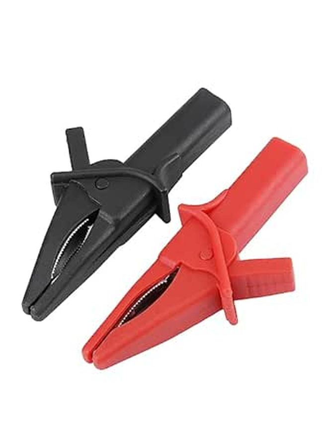 Red Black Oscilloscope Test Clips Easy Connection 2 Pieces DSO3064 HT18A Fitting - Image 1