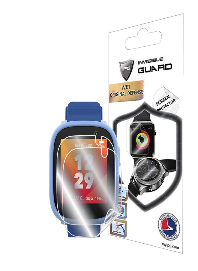 IPG for XPLORA X6 Play - Watch Phone for Children Hydrogel Screen Protector (2 Units) Invisible HD Clear Film Anti Scratch Guard-Smooth/Self-Healing/Bubble Free for X6 Play - Image 1