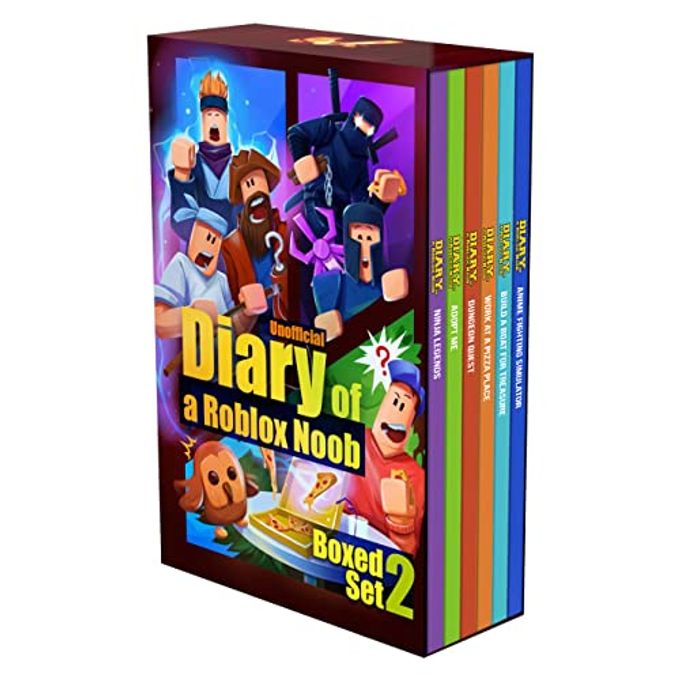 Nord Vitae Robloxia Kid Diary of a Roblox Noob (Part 2): 6 Books Set Video Game Adventure Stories Independent & Unofficial Roblox Book Series for Boys & Girls - Image 1