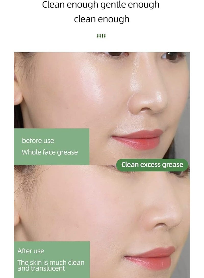 Mengsiqi MENGSIQI Green Tea Mask Stick | Oil Control, Pore Minimizer, Deep Cleansing Clay | Purifying Face Mask for Oily & Acne-Prone Skin - Image 2