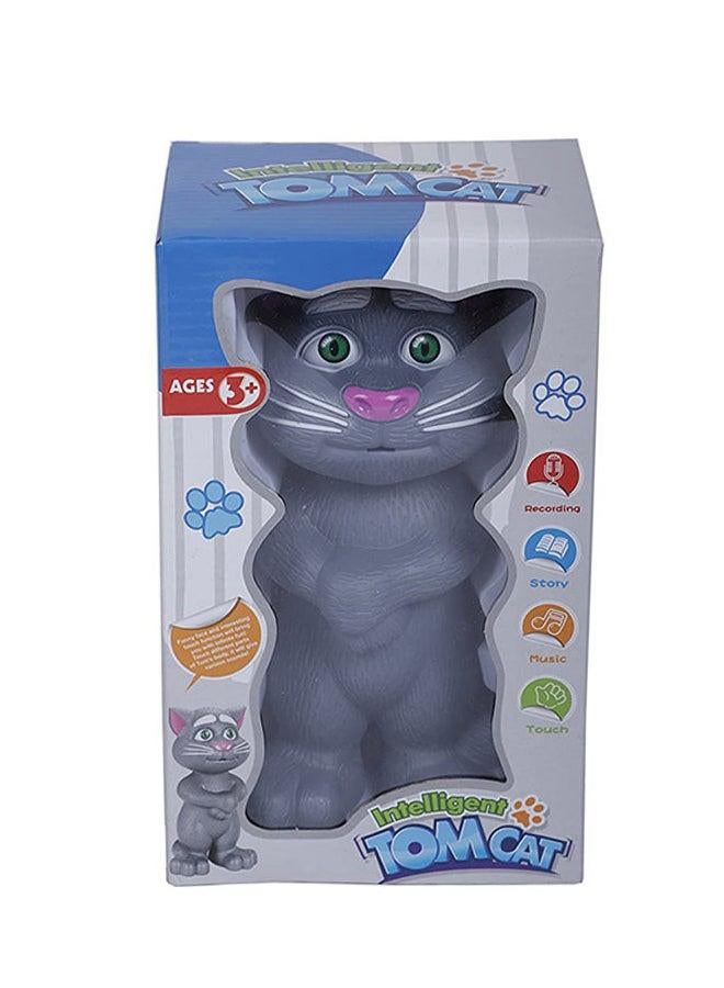 Intelligent Talking Tom Interactive Toy – Sound-Activated Cat That Repeats What You Say - Image 1