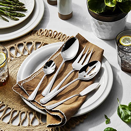 HENCKELS Alcea 65-Piece Flatware Set, Stainless Steel, Silver - Image 5