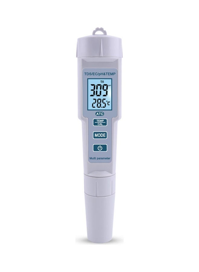 4 In 1 Water Quality Tester Grey  - Image 1