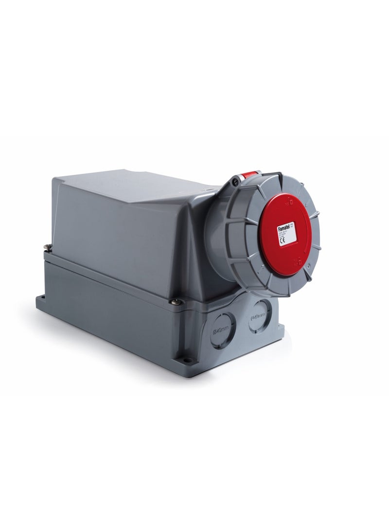 Famatel Wall Socket 400V 3P+E+N IP67 Allen Terminals (Amp - 16A / 32A / 63A / 125A)