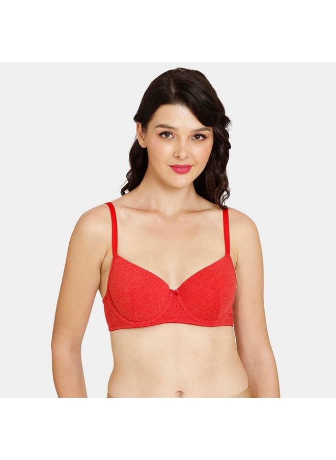 zivame Zivame Solid Padded Wired Bra with Adjustable Shoulder Straps  - Image 1