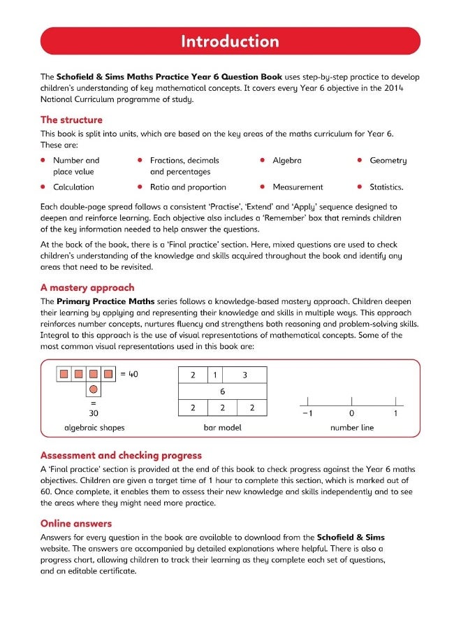 Primary Practice Maths Year 6 Question Book, Ages 10-11  - Image 1