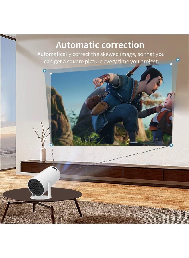 SAFENHAND 5G WiFi Smart Mini Projector, 4K Support, Big Screen Experience, Bluetooth Movie Projector, Android/iOS/Windows/TV Stick/HDMI/USB Compatible  - Image 4
