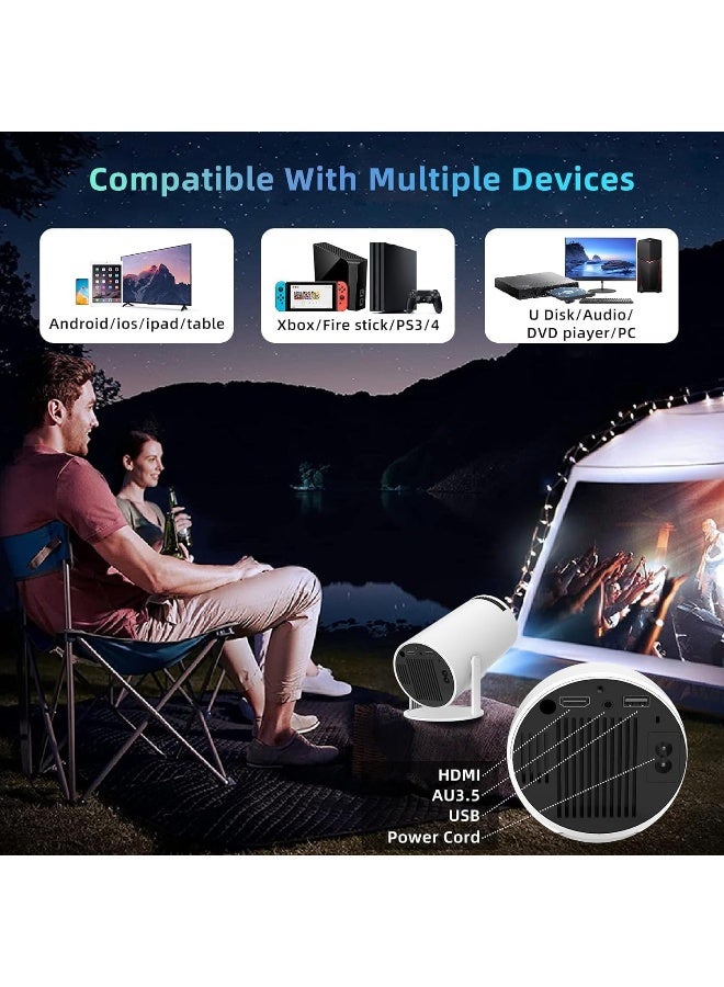 SAFENHAND 5G WiFi Smart Mini Projector, 4K Support, Big Screen Experience, Bluetooth Movie Projector, Android/iOS/Windows/TV Stick/HDMI/USB Compatible  - Image 5