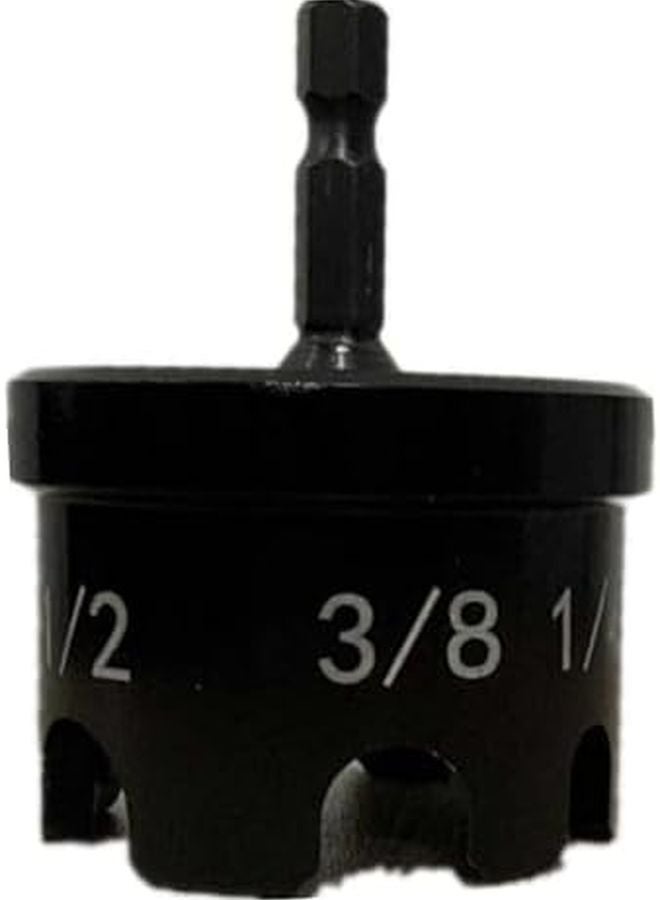 أداة إزالة الصواميل السوداء مرفق مثقاب استخراج البراغي ١/٤، ٣/٨، ١/٢ بوصة مفكات براغي - Image 2