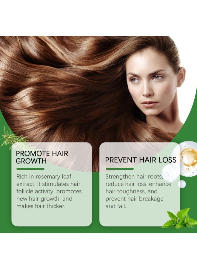 HOEGOA Espray de agua de romero para el crecimiento y la regeneración del cabello debilitado con menta, biotina, tratamiento capilar para hombres y mujeres, 6.8 onzas líquidas | Leave In Conditioner, Root Enhancer, Korean Scalp Treatment, Anti-Itch & Hair Strengthening Spray Suitable for Women & Men - Image 5