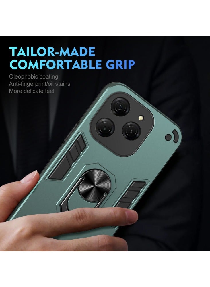 general For Tecno Spark 20 Pro 360 Warrior Drop-proof Metal Finger Ring Holder Phone Case - Image 5