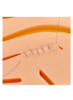 BIONEX Suture Pad 3 layers, suitable for medical and veterinary student nurse training and practice, 14 wounds 5x7 ", durable suture pad, suture practice kit  - Image 2