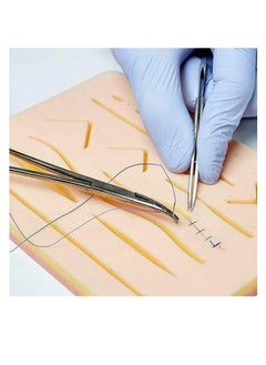 BIONEX Suture Pad 3 layers, suitable for medical and veterinary student nurse training and practice, 14 wounds 5x7 ", durable suture pad, suture practice kit  - Image 3