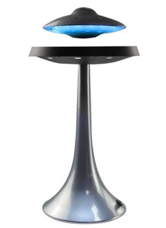 Draxon Levitating Floating Speaker, Magnetic UFO Bluetooth Speaker V4.0, LED Lamp Bluetooth Speaker with 5W Stereo Sound, Wireless Charge, 360 Degree Rotation, for Home/Office Bedroom Decor,Gifts(Sliver)  - Image 1