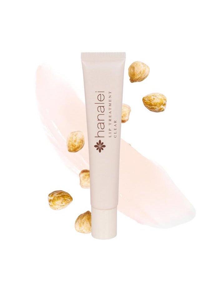Hanalei Lip Treatment for Dry, Chapped Lips – Intensive Overnight Moisturizer with Kukui Oil, Shea Butter & Grapeseed Oil – Hydrating Balm for Healing Cracks – Clear Tint, Full-Size 15g – Cruelty-Free  - Image 1