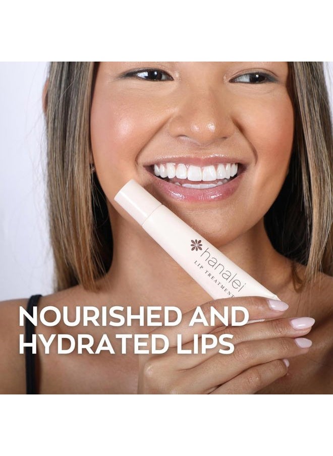 Hanalei Lip Treatment for Dry, Chapped Lips – Intensive Overnight Moisturizer with Kukui Oil, Shea Butter & Grapeseed Oil – Hydrating Balm for Healing Cracks – Clear Tint, Full-Size 15g – Cruelty-Free  - Image 2