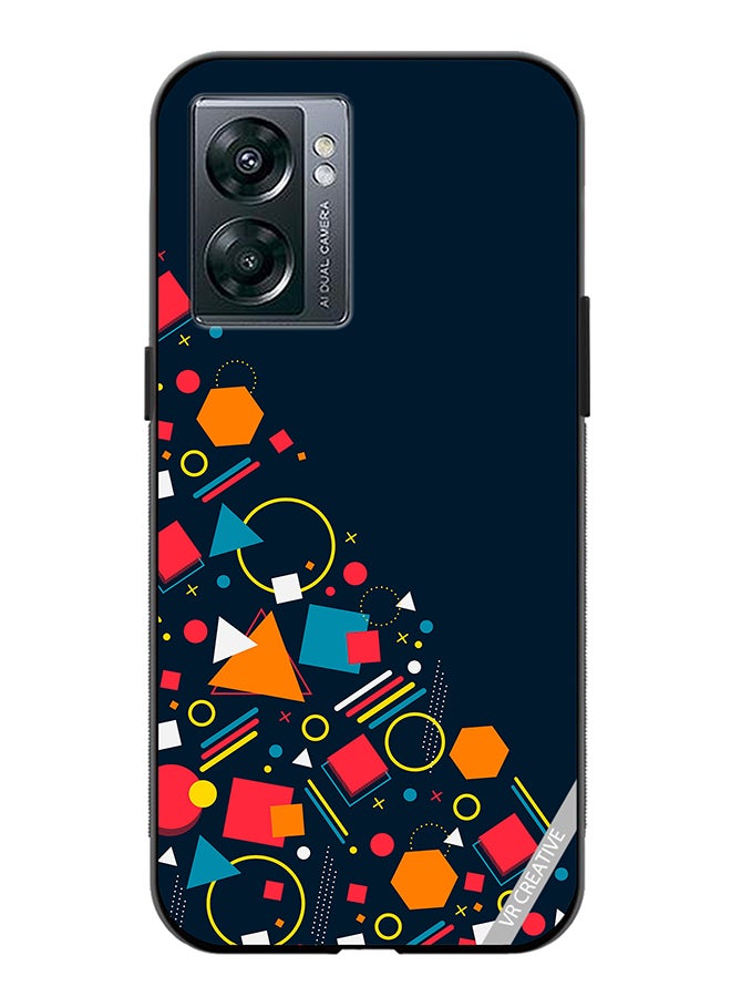 VR CREATIVE Protective Case Cover For Oppo A57 5G Abstract Design Multicolour - Image 1