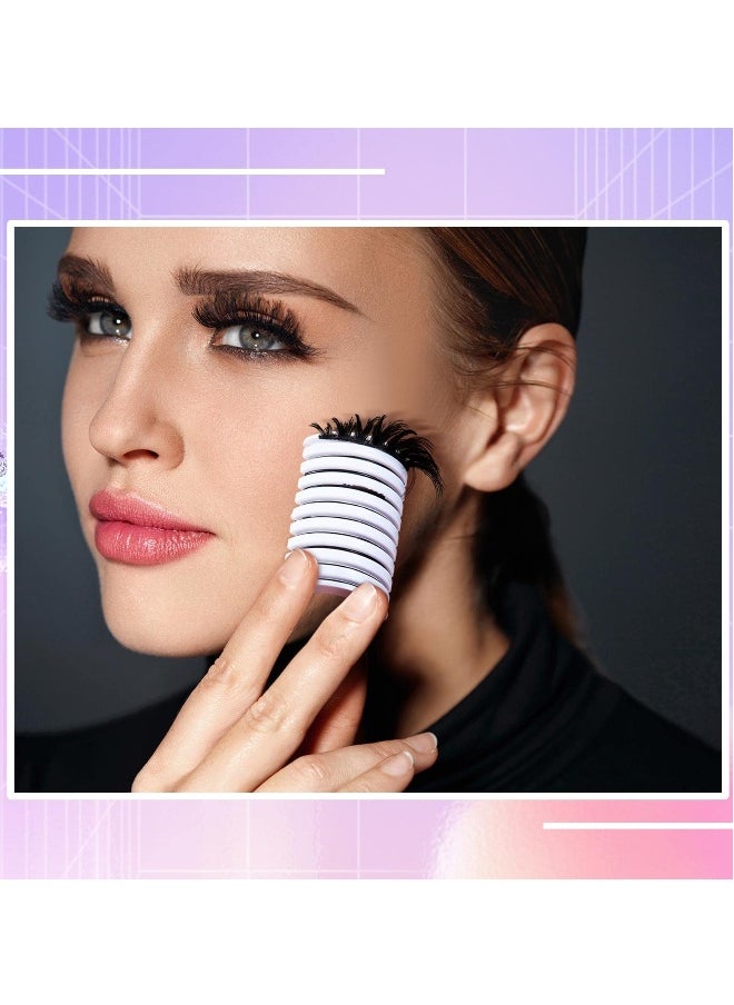 Generic - Self Adhesive False Eyelash Strips, Reusable, No Glue, Long Lasting Stickiness, Suitable for Most Strips of False Eyelashes, 1 Pcs 10 Pieces, 6 Pcs 1 Set, a Total of 60 Pieces. - Image 1